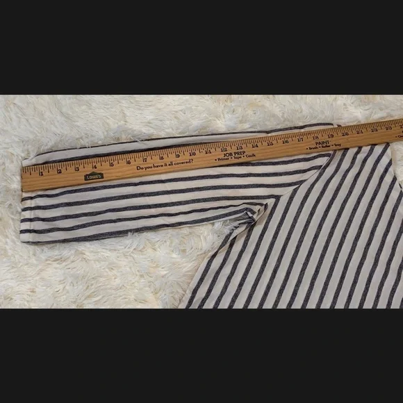 Banana Republic Women's Medium Top One Shoulder Beachy Nautical Vacation Breezy - Picture 11 of 11